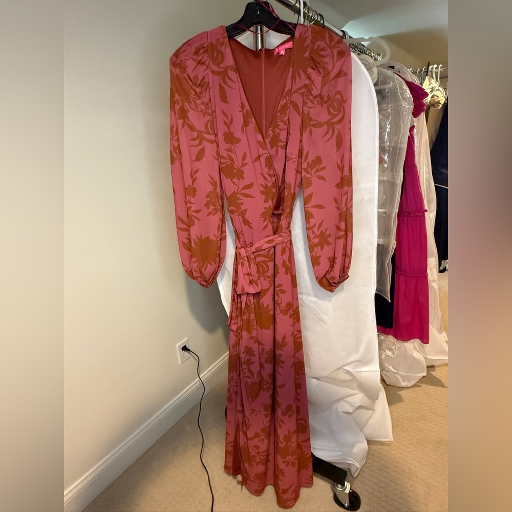 Flying Tomato Cross your Mind woven Maxi Dress in Maroon